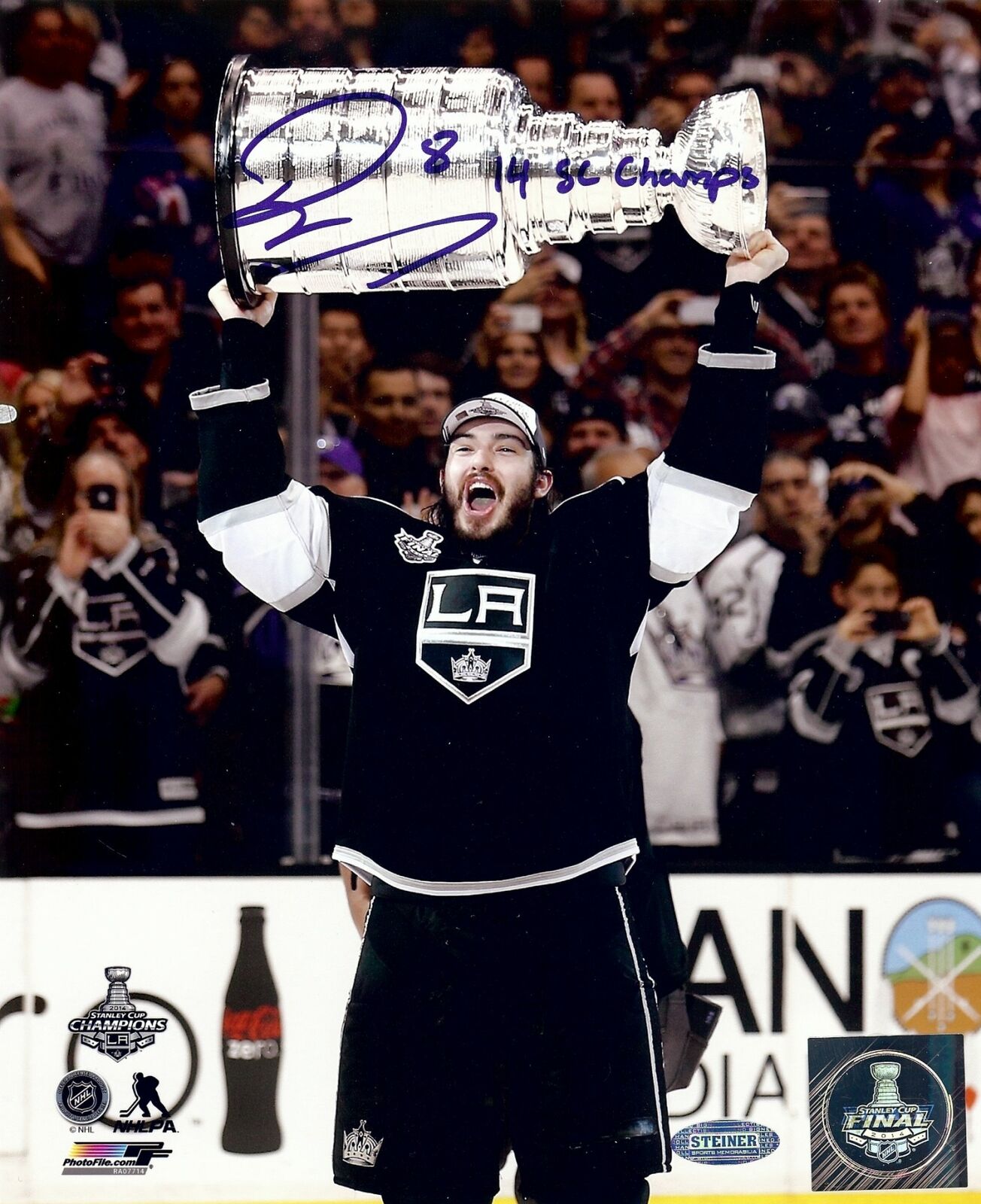 Drew Doughty Signed Autographed 8X10 Photo Poster painting Kings 14 SC Champs