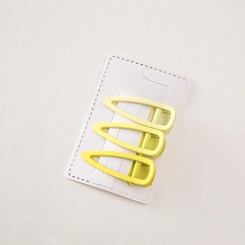 Minimalist Solid Color Alloy Hollow Out Hair Clip 1 Set