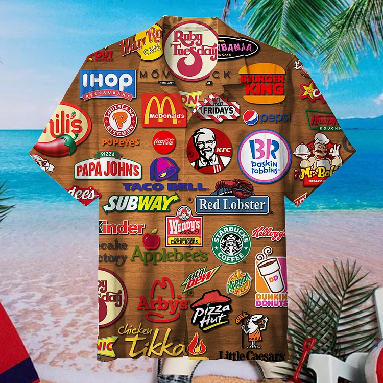 Fast Food  | Unisex Hawaiian Shirt