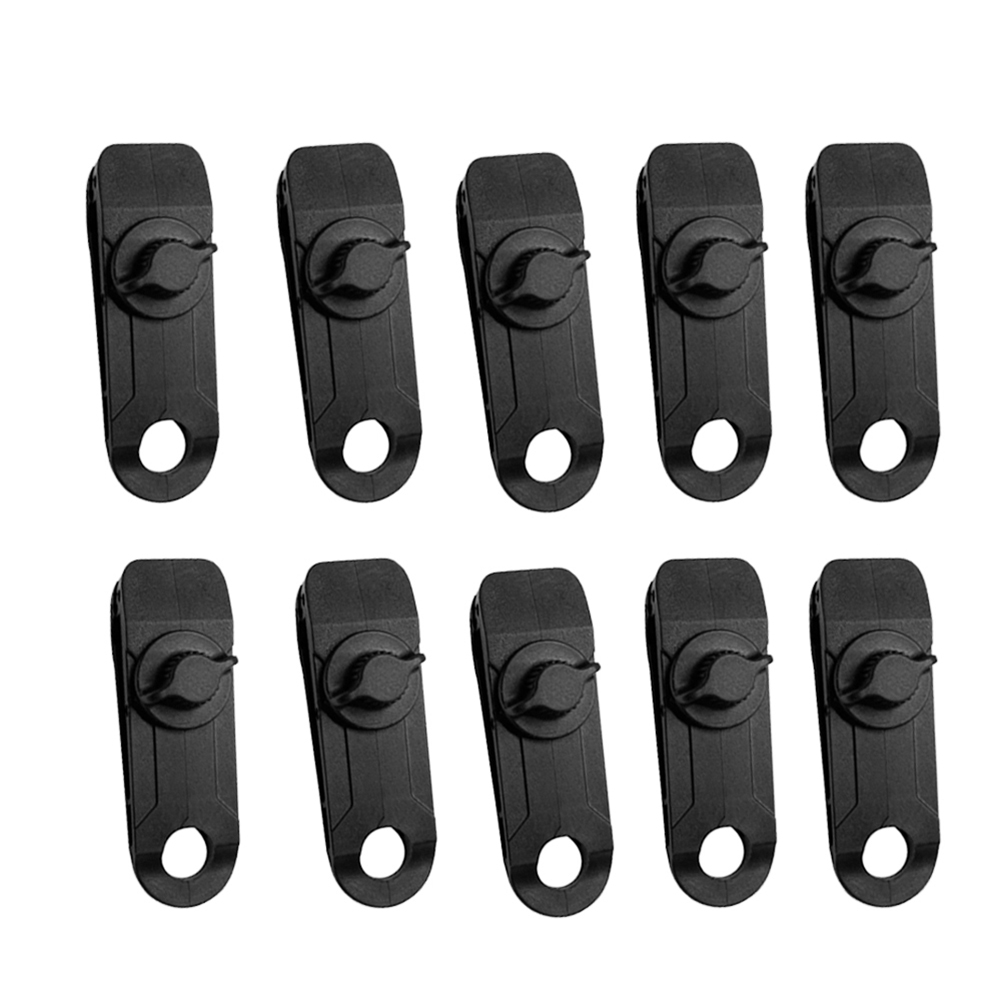 

10pcs Outdoor Tent Windproof Clamp Awning Clip Tent Fixation Buckle Hangers, 10 clips, 501 Original