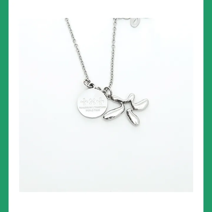 TOMORROW X TOGETHER - TXT ACT:SWEET MIRAGE ネックレス TXT World Tour ACT : SWEET MIRAGE Silver Necklace
