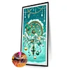Diamond Painting -DIY Round Drill Green Dreamcatcher(80*40 CM)