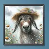 Daisy Garden Donkey-Full Round Diamond Painting 30*30CM