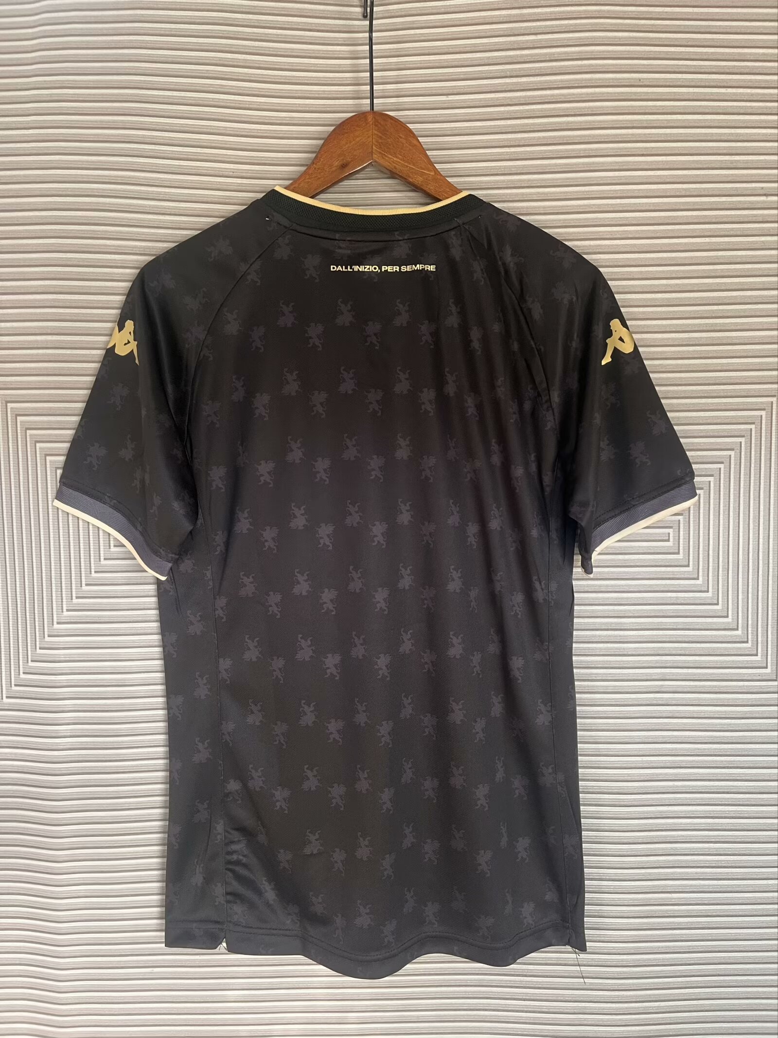 24/25 Genoa C.F.C Black Football Shirt Thai Quality