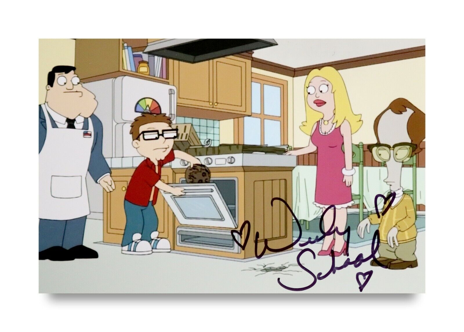 Wendy Schaal Signed 6x4 Photo Poster painting American Dad! Francine Smith Voice Autograph + COA