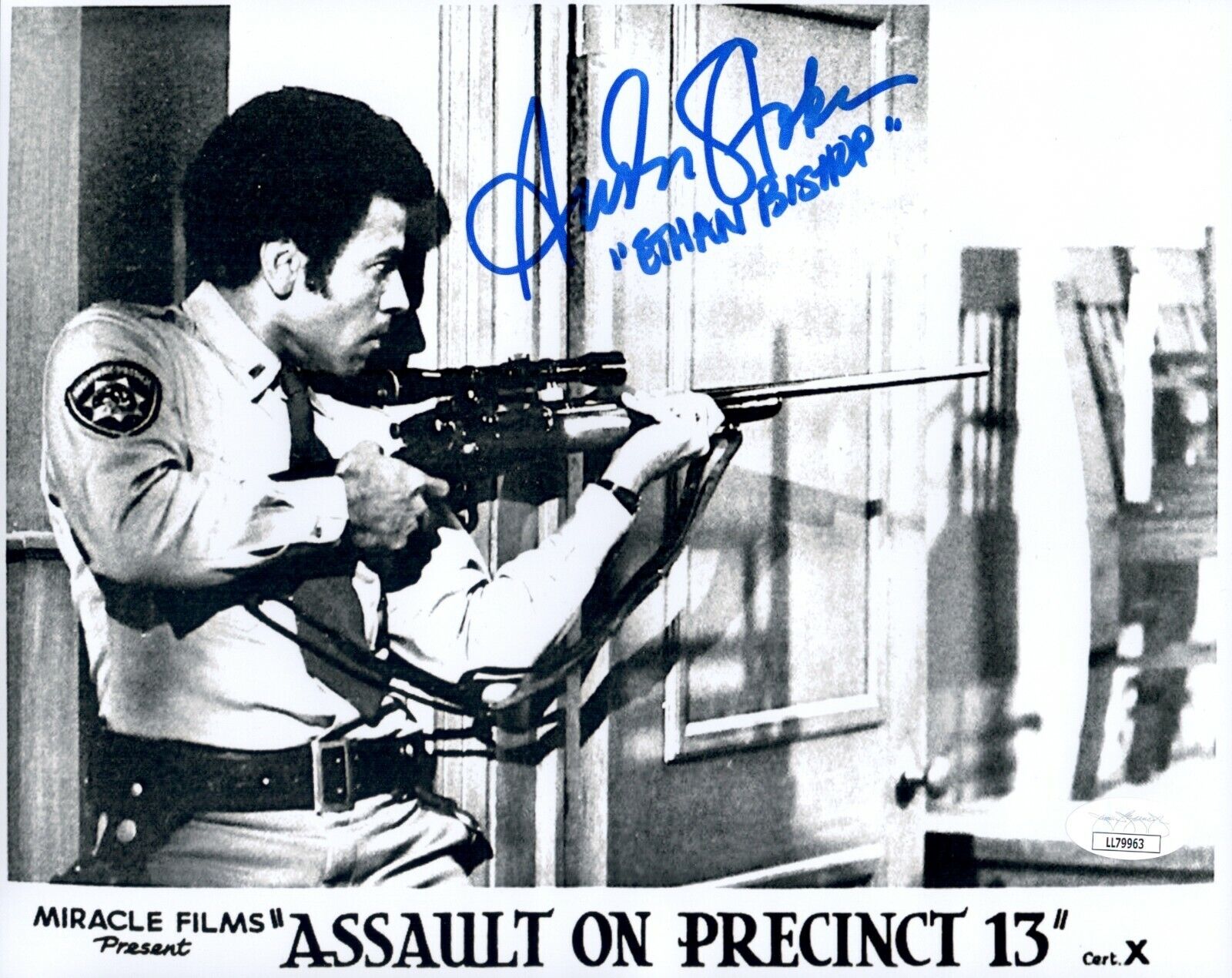 AUSTIN STOKER Signed ASSAULT ON PRECINCT 13 Photo Poster painting 8x10 Autograph JSA COA Cert