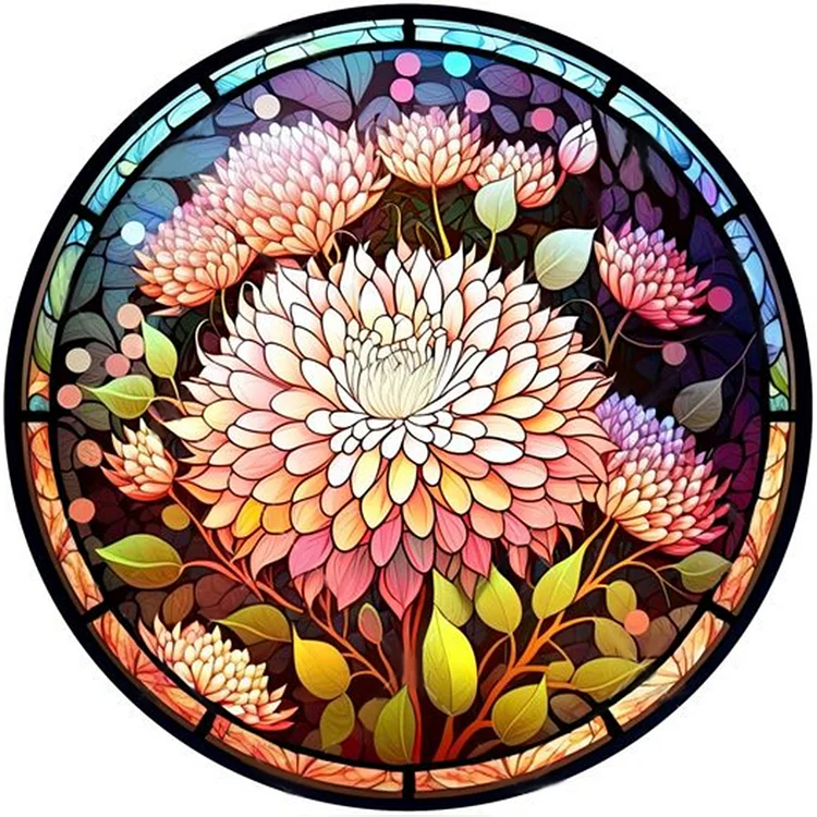 Stained Glass - Full Round - Diamond Painting (30*30cm)