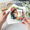 6pcs Diamond Painting Happy Mothers Day Greeting Card with Envelope for Family Friends Holiday Gift Congratulations