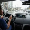 Solar/USB Car Dashboard Clock with Time/Date/Temperature Display Vehicle Electronic Clock for Car Truck Office Home and Outdoor Camping