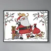 Santa XIV -14CT Stamped Cross Stitch Kit(29*22cm)