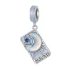 Tarot Card Pendant Charm for Bracelet and Necklace 925 Sterling Silver