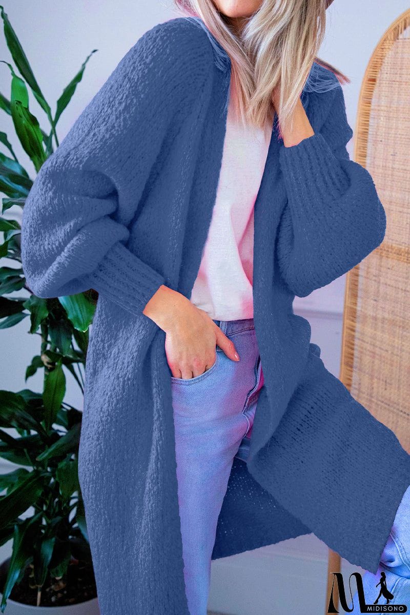 MidiSono - Casual Street Solid Patchwork V Neck Cardigans(5 Colors)