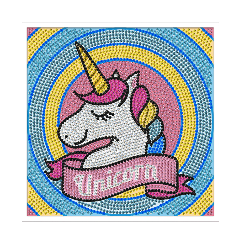 

Horn Horse (With Frame) - Crystal Special Shaped Diamond Painting - 18*18CM, 501 Original