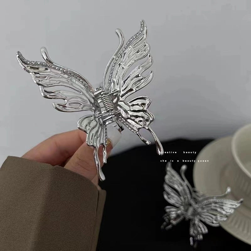 Casual Minimalist Women’s Star Solid Color Alloy Metal Hollow Out Hair Clip Hairpin Hair Claws