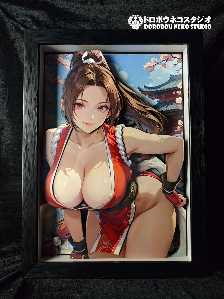  Dorobou Neko Studio - The King of Fighters - DSMG-110 Mai Shiranui 2.0 3D Decorative Painting Scene (Adult 18+)-