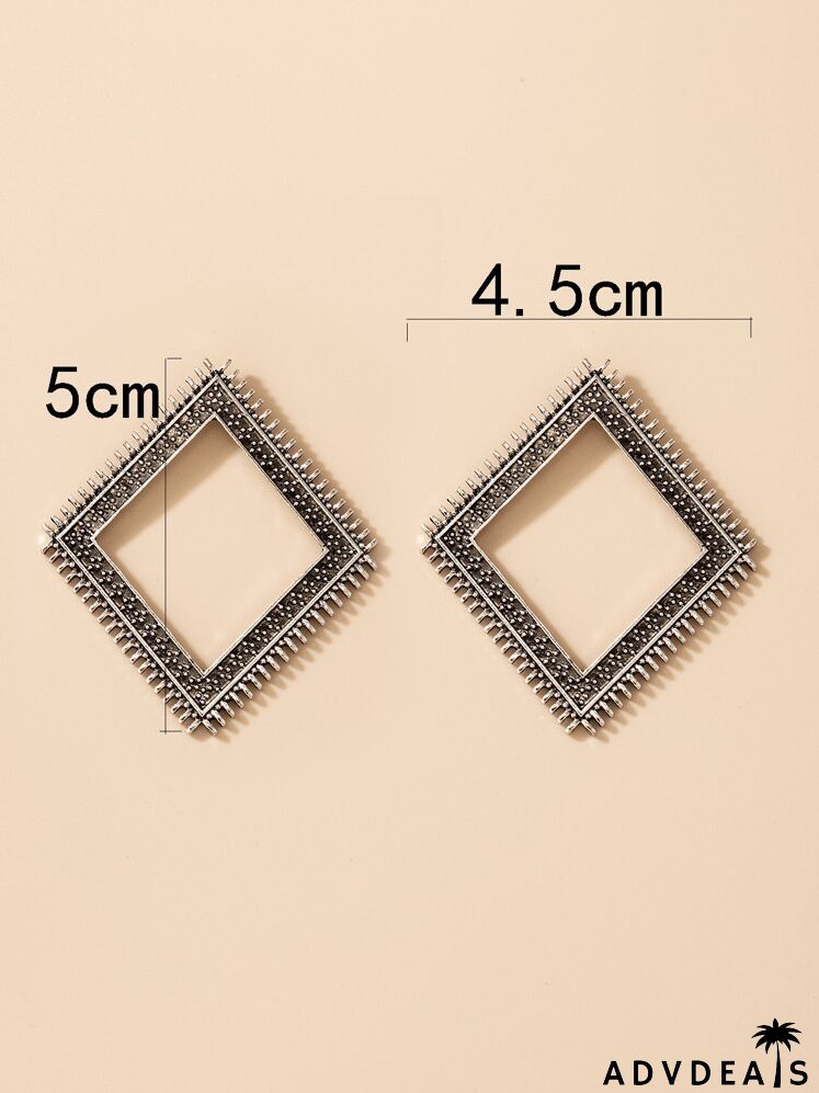 Geometric Stud Earrings