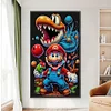 (Grande Taille) Mario-Peinture diamant ronde compl&egrave;te-40*70cm