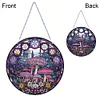>SALE<Mushroom 2D Flat DIY Diamond Art Sun Catcher Hanging Diamond Art Pendant Decor