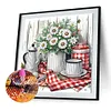 (US Local)Flower-Special Shaped Diamond Painting Kit