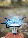 Outdoor Camping Gas Stove Lightweight Stove Head with Storage Bag for Picnic BBQ