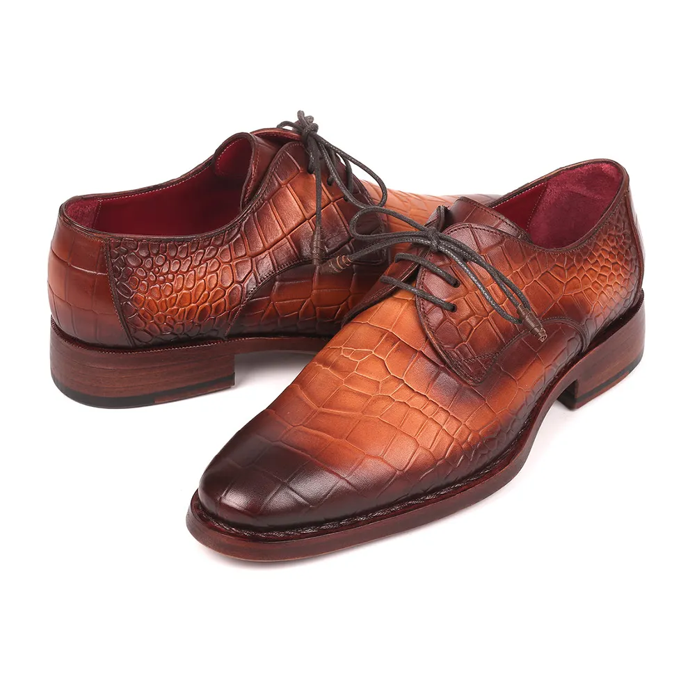 Gentleman's Oxford Shoes Classic Lace Up Formal Shoes Business Lather Brown Stone Shoes-vocosishoes