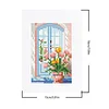 12pcs Flower Arch 5D DIY Square Drill Diamond Painting Kits for Adults Beginners Home Decor Diamonds Paintings Gem Art 5.91x7.09in