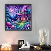 Witch Hat Houses - Crystal Rhinestone Diamond Painting