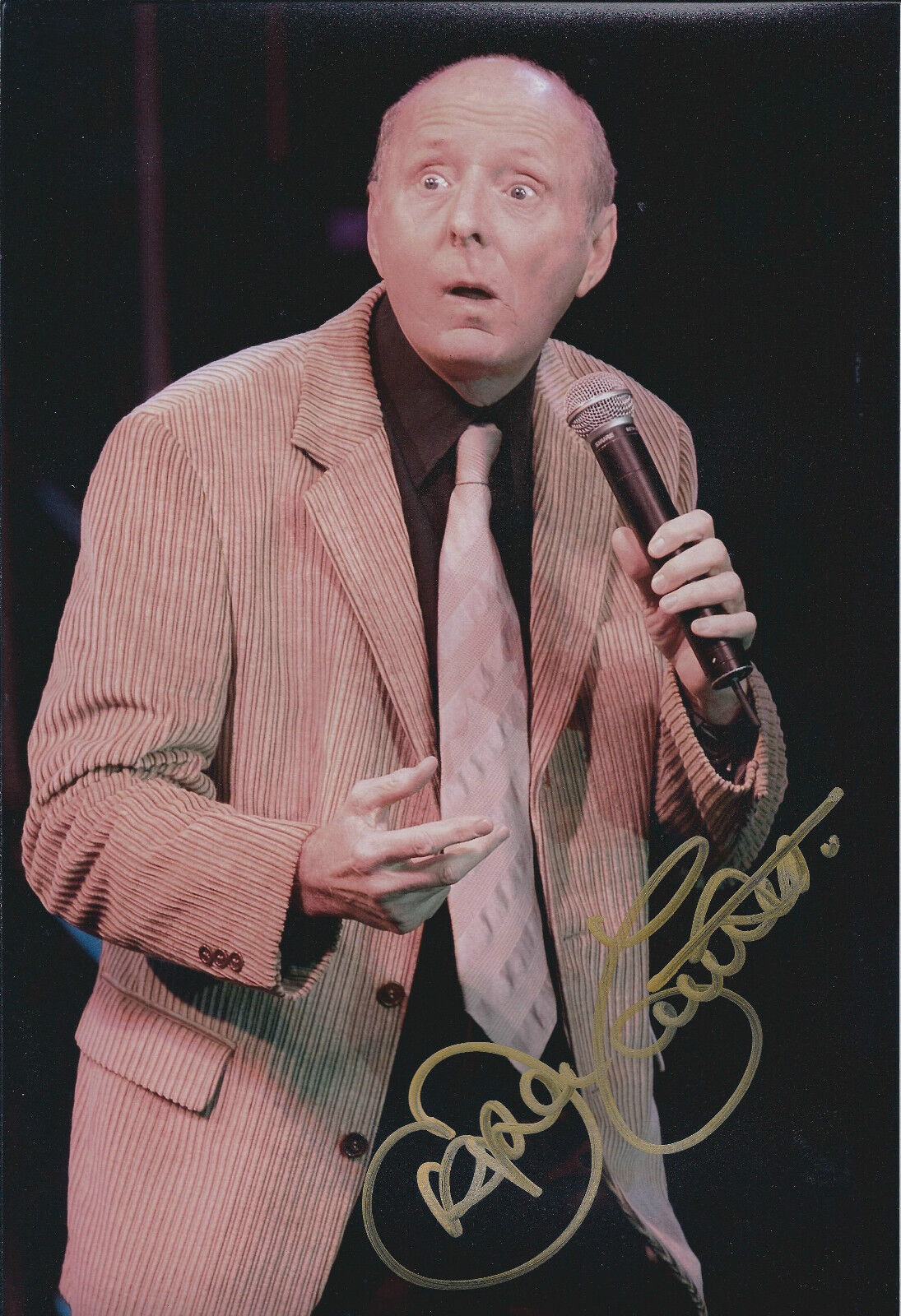 Jasper CARROTT SIGNED Autograph 12x8 Photo Poster painting AFTAL COA TV Star Comedian