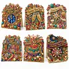 6pcs DIY Happy New Year Diamond Painting 3D Greeting Card