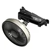 Rechargeable Car Cooling Fan 3 Speeds and 300 Degree Adjustable Vehicle Rear Headrest Fan for Sedan SUV RV Pickup Truck Van