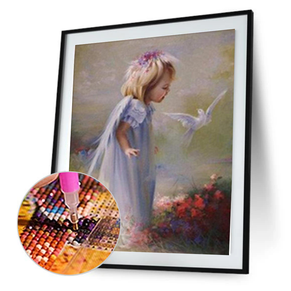

26*35CM-Angel-Round Drill Diamond Painting, 501 Original