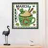 Month - 11CT Stamped 3 Strands Cross Stitch 35*35cm/13.78*13.78in tapestrymarket