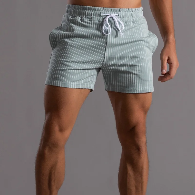 Men's Striped Track Shorts-inspireuse