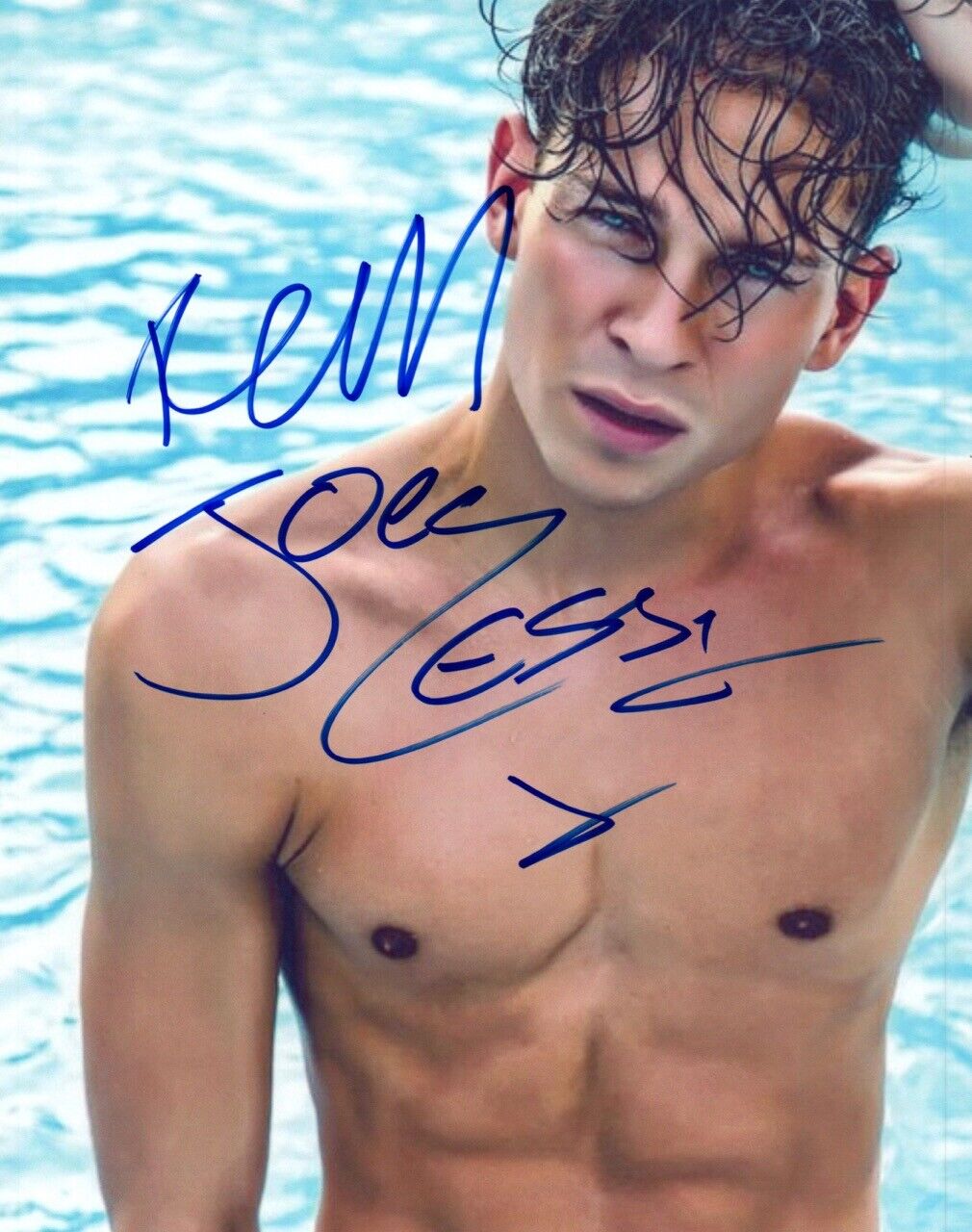 Joey Essex Signed 8x10 Photo Poster painting The Only Way Is Essex Towie Shirtless Actor COA