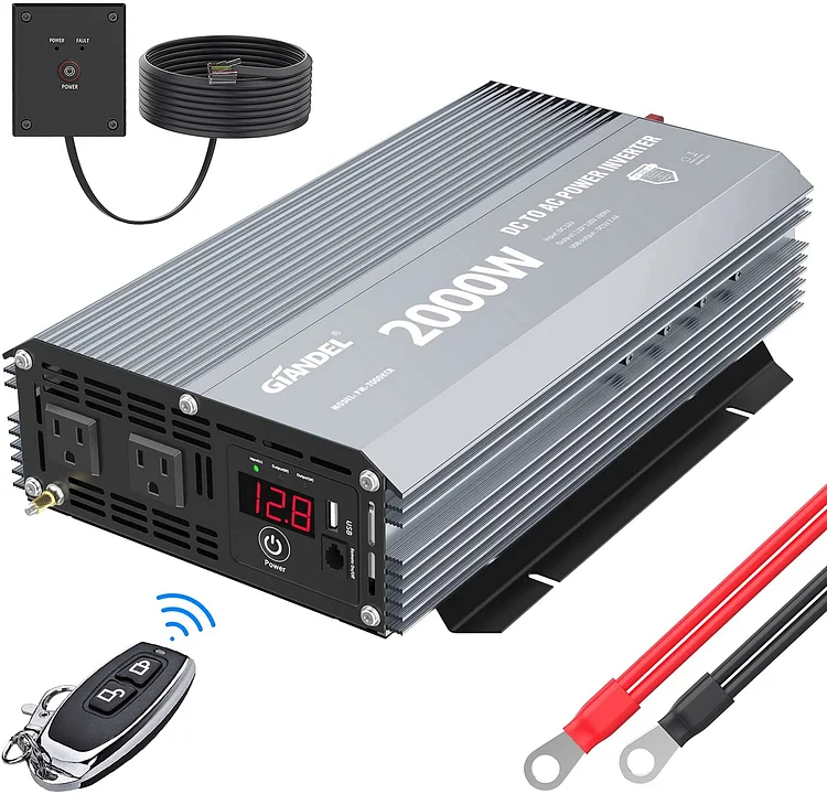 JJN Power Inverter, 1100 Watt Modified Sine Wave Inverter – JJNSOLAR