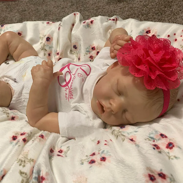17'' Realistic  Sleeping Reborn Baby Girl Dolls Named Tammy