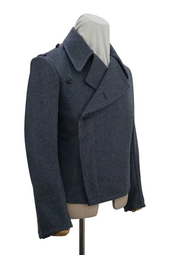   Luftwaffe German Blue Grey Wool Panzer Wrap Jacket German-Uniform