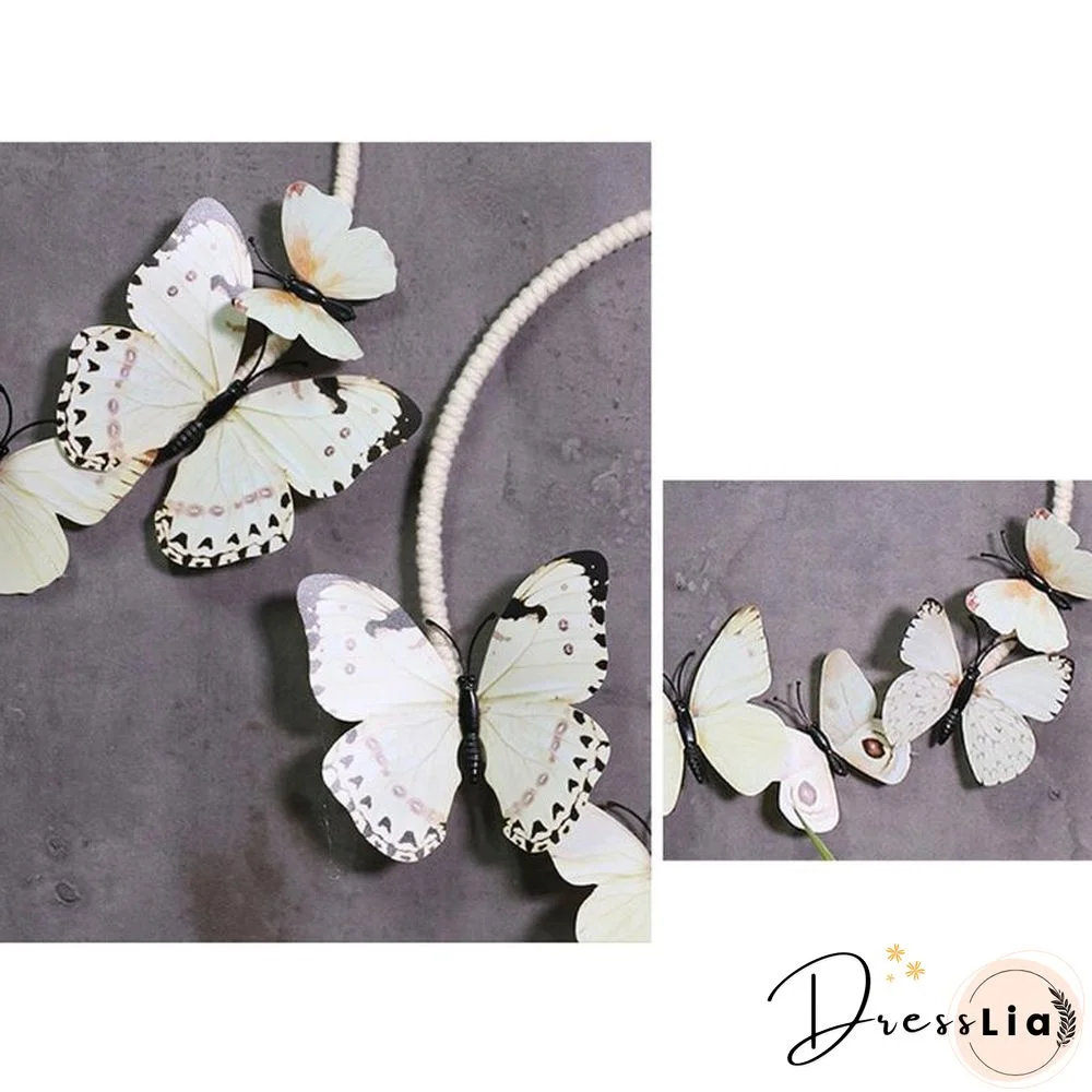 Garland Simulation Butterfly Decorations Wall Craft Ornaments
