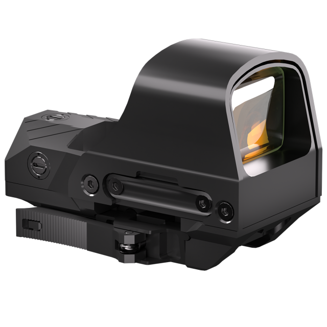 ohhunt® 1x32x25mm Red Dot Sight 2 MOA Dot & 35 MOA Circle Reflex Sight Rifle Red Dot Scope with 21mm Picatinny Rail Mounts 11 Brightness Settings Shake Awake IPX67 Waterproof