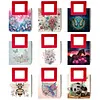 DIY Diamond Art Painting Handbag with Square Handle Diamond Painting Shopping Tote Bags Kits Multi Purpose Diamonds Paintings Creative Handbags for Women Girl Art Craft Gift