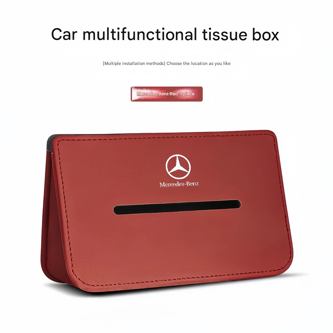 Car storage box storage pocket bag car door tissue box storage box