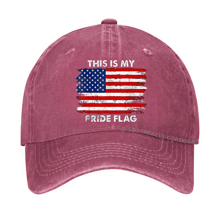 This Is My Pride Flag USA Flag Print Hat