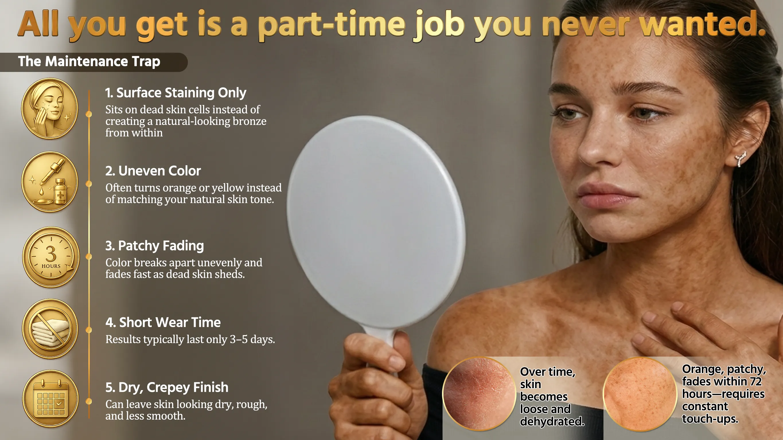 Tanning routine visual
