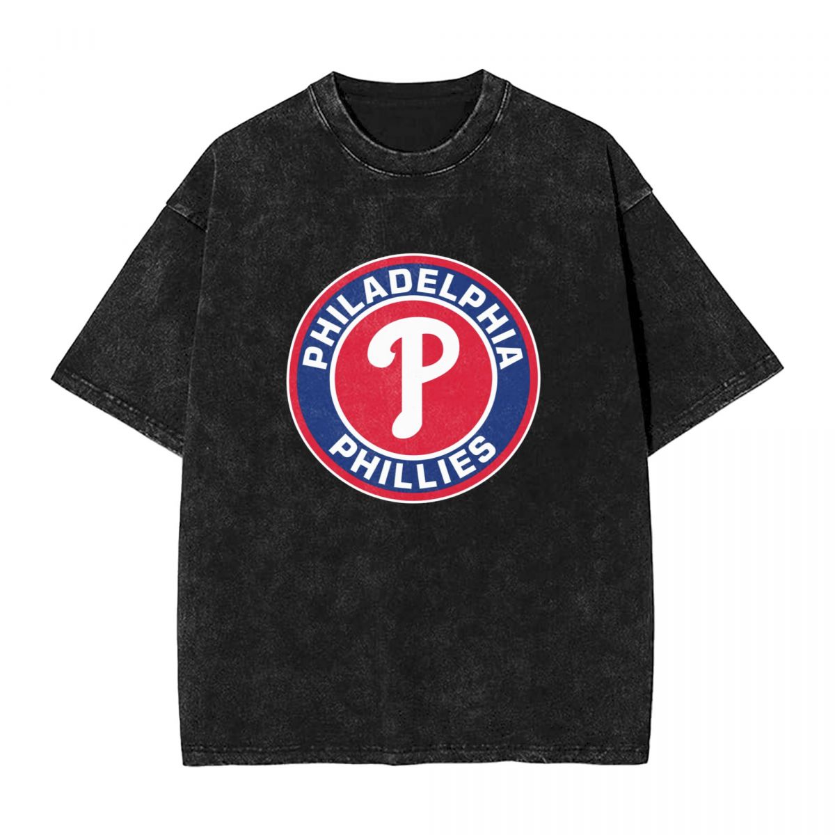 Philadelphia Phillies Washed Oversized Vintage Men's T-Shirt