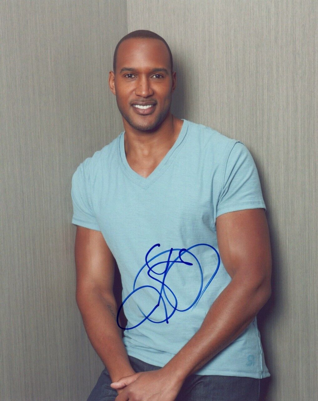 Henry Simmons Signed Autographed 8x10 Photo Poster painting AGENTS OF SHIELD NYPD BLUE Actor COA