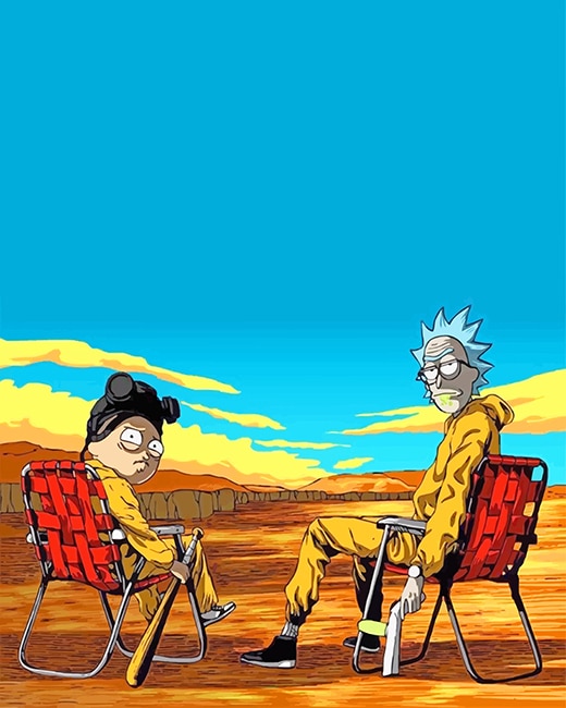 

Cool Rick and Morty – Paint By Numbers - 40*50CM, 501 Original
