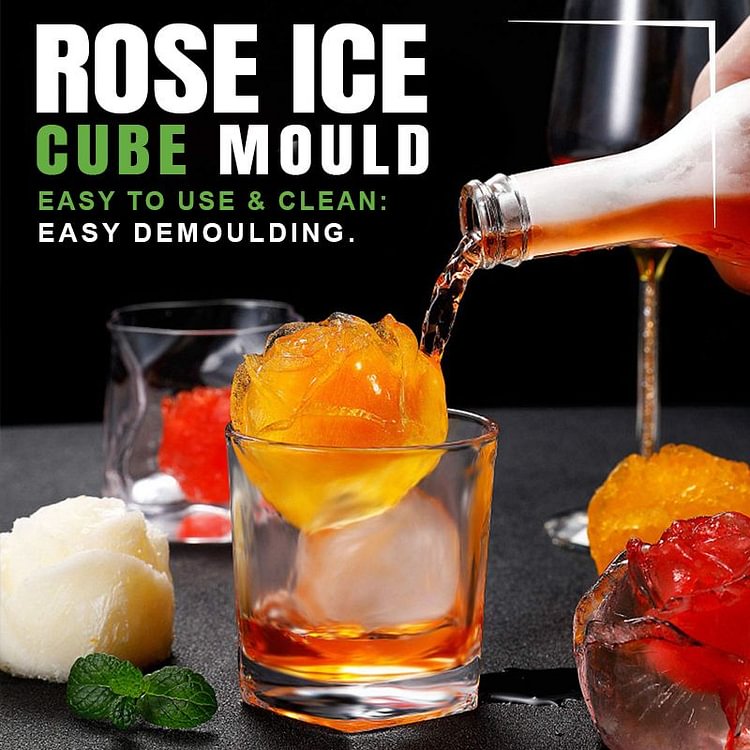 Large Rose Ice Cube Mould
