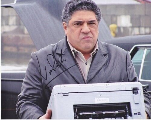 Vincent Pastore Signed - Autographed SOPRANOS 8x10 inch Photo Poster painting with Certificate