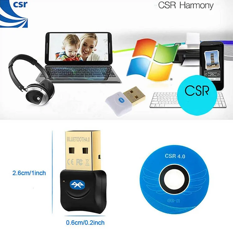 Adaptateur Clé USB WiFi Compatible Windows 10/8/7/Vista/XP