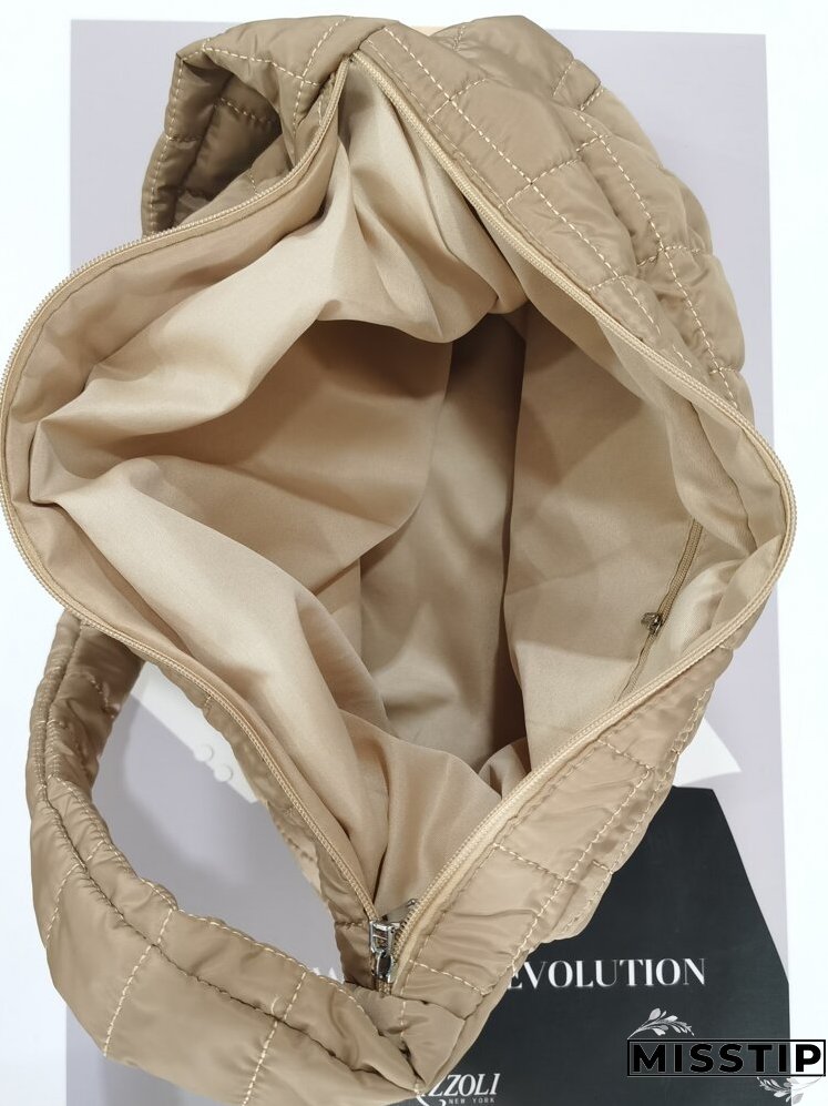 Textured Padded Design Shoulder Bag